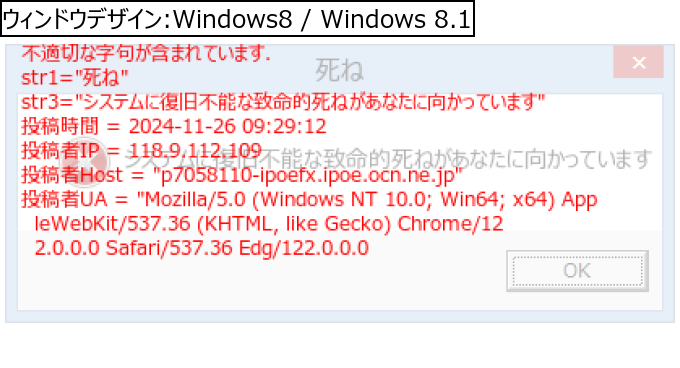 作成ウィンドウ