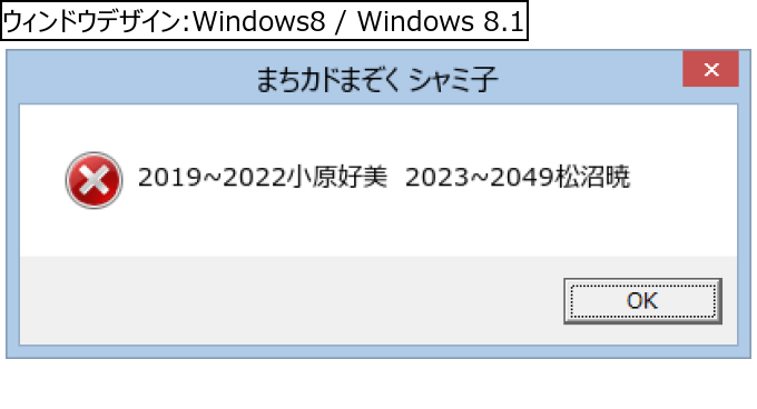 作成ウィンドウ