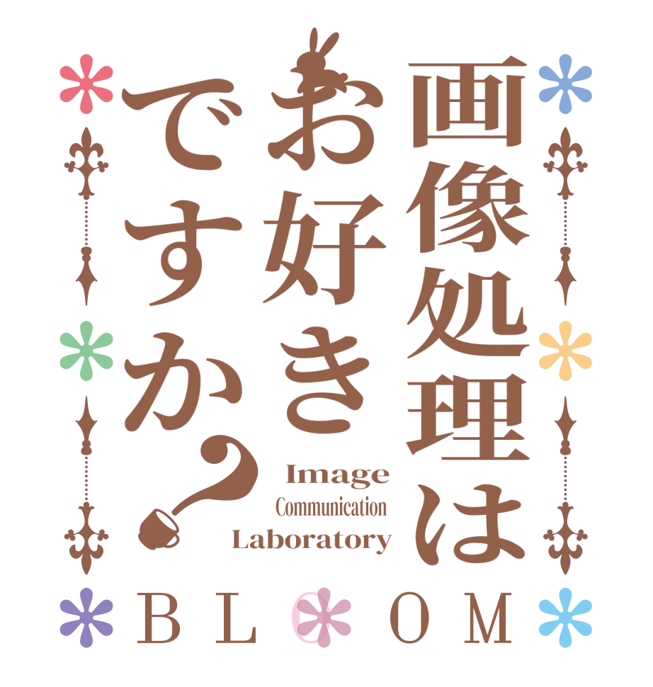 画像処理はお好きですか？BLOOM   Image   Communication  Laboratory