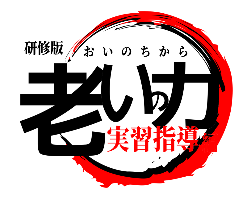 研修版 老いの力 おいのちから 実習指導編
