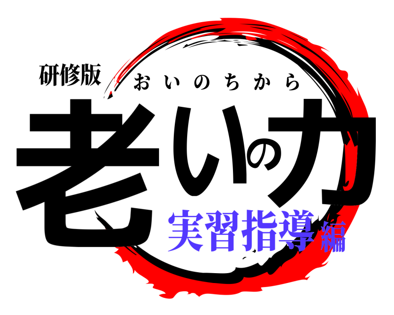研修版 老ぃの力 おいのちから 実習指導編