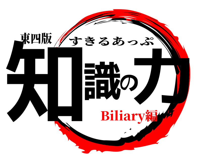 東四版 知識の力 すきるあっぷ Biliary編