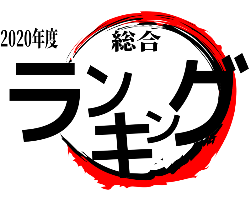 2020年度 ランキング 総合 無限列車編