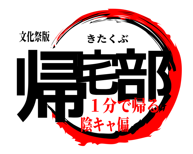 文化祭版 帰宅 部 きたくぶ １分で帰る陰キャ偏