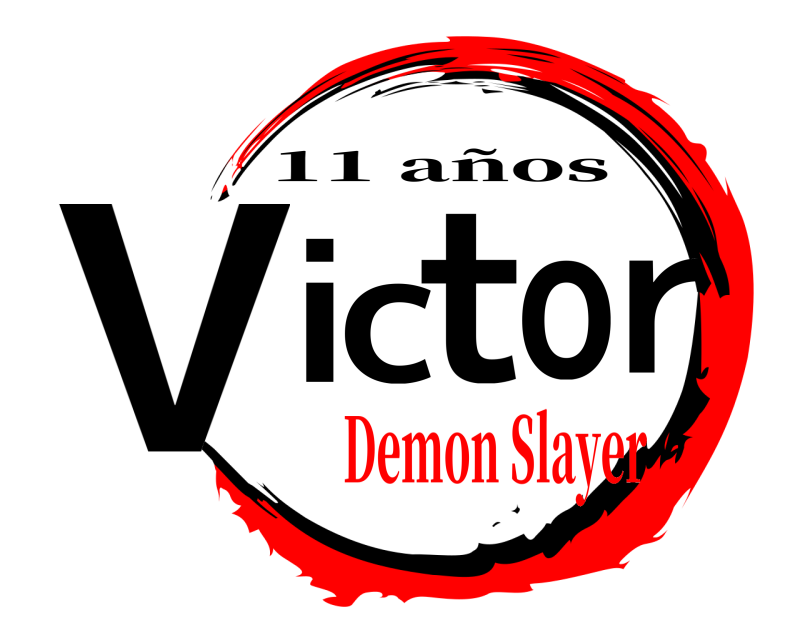  Victor 11 años Demon Slayer