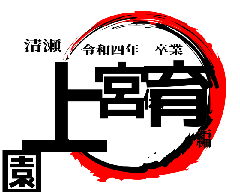 清瀬 上宮保育園 令和四年卒業 編