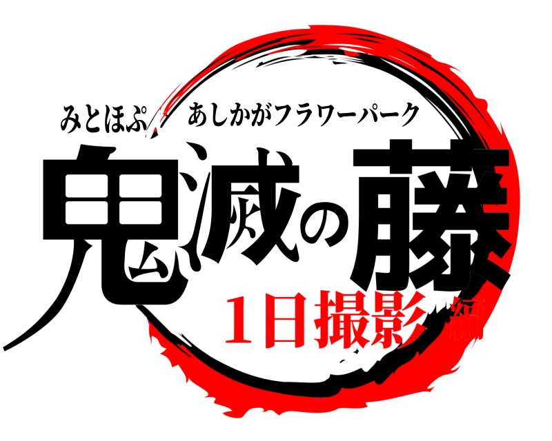 みとほぷ 鬼滅の藤 あしかがフラワーパーク 1日撮影編