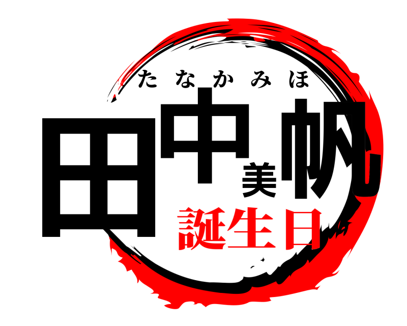  田中美帆 たなかみほ 誕生日