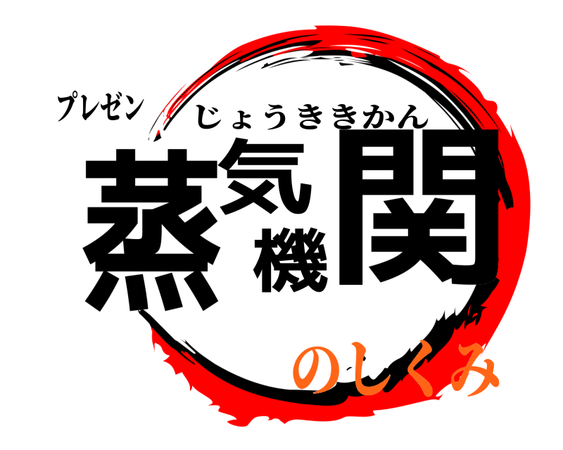 プレゼン 蒸気機関 じょうききかん のしくみ