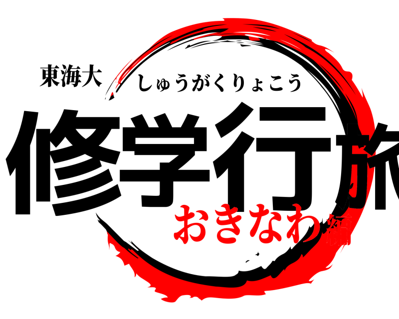 東海大 修学旅行 しゅうがくりょこう おきなわ編