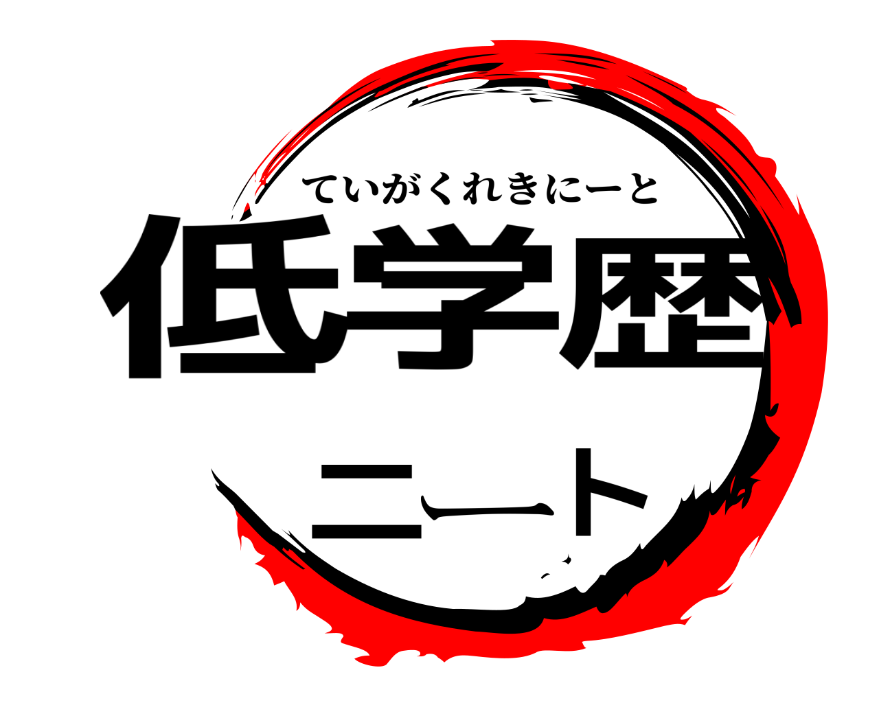 低学歴ニート ていがくれきにーと