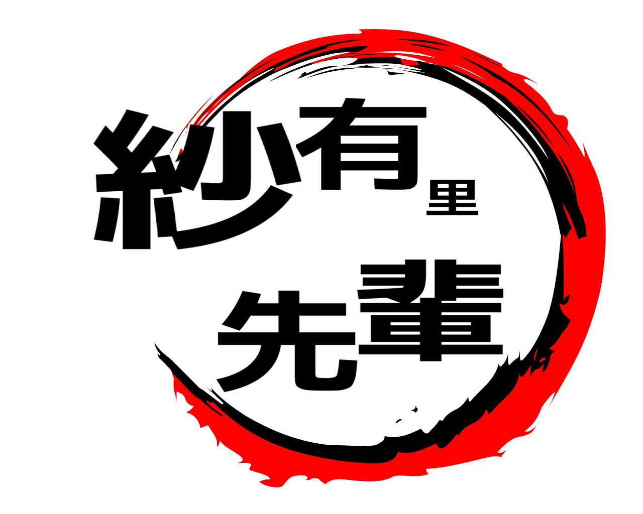 紗有里先輩 