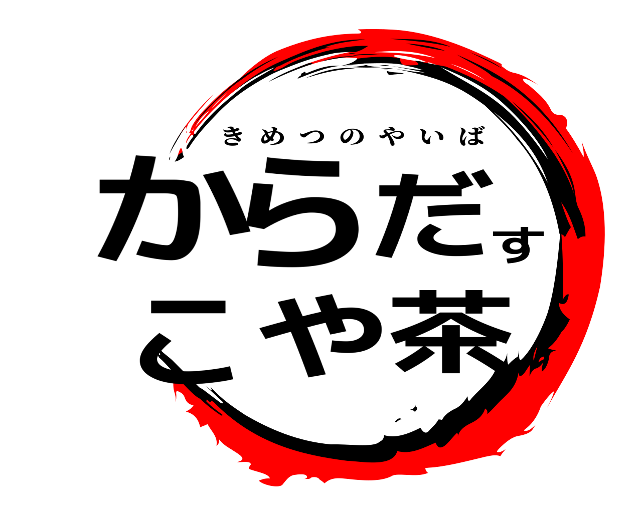 からだすこや茶 きめつのやいば