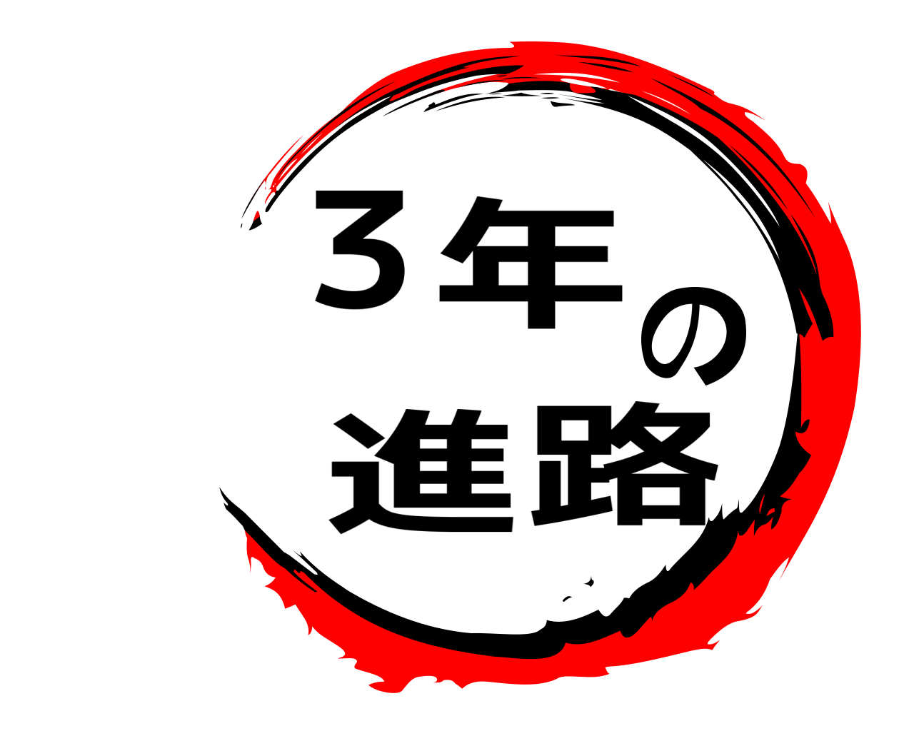 ３年の進路 