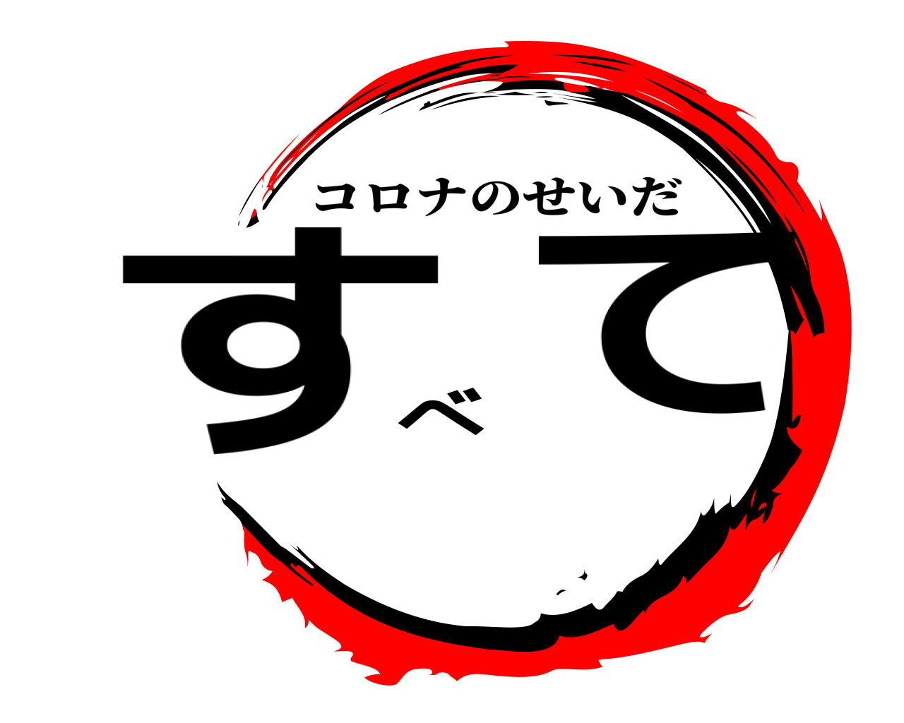 すべて コロナのせいだ