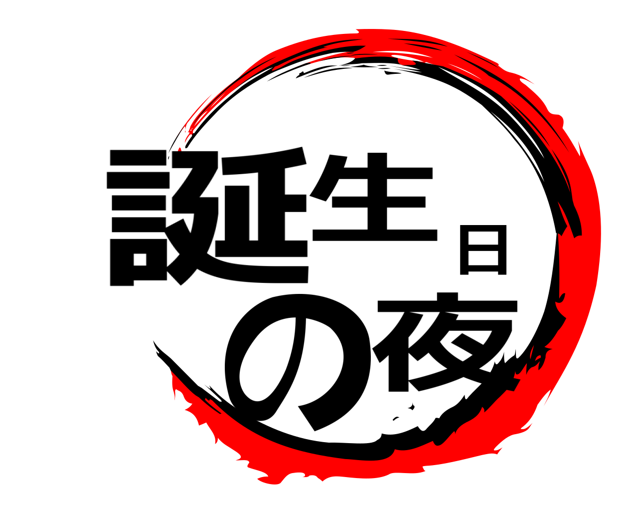 誕生日の夜 
