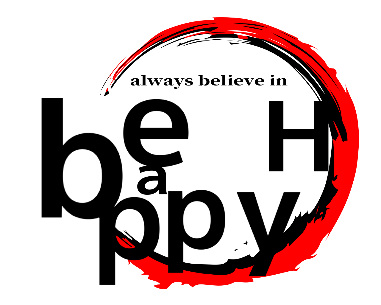 be Happy always believe in