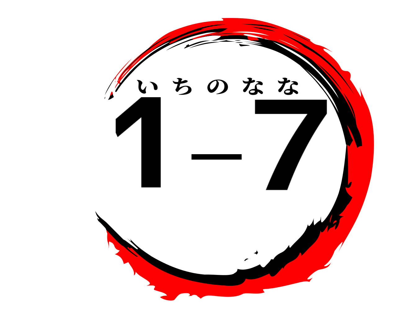 1－7 いちのなな