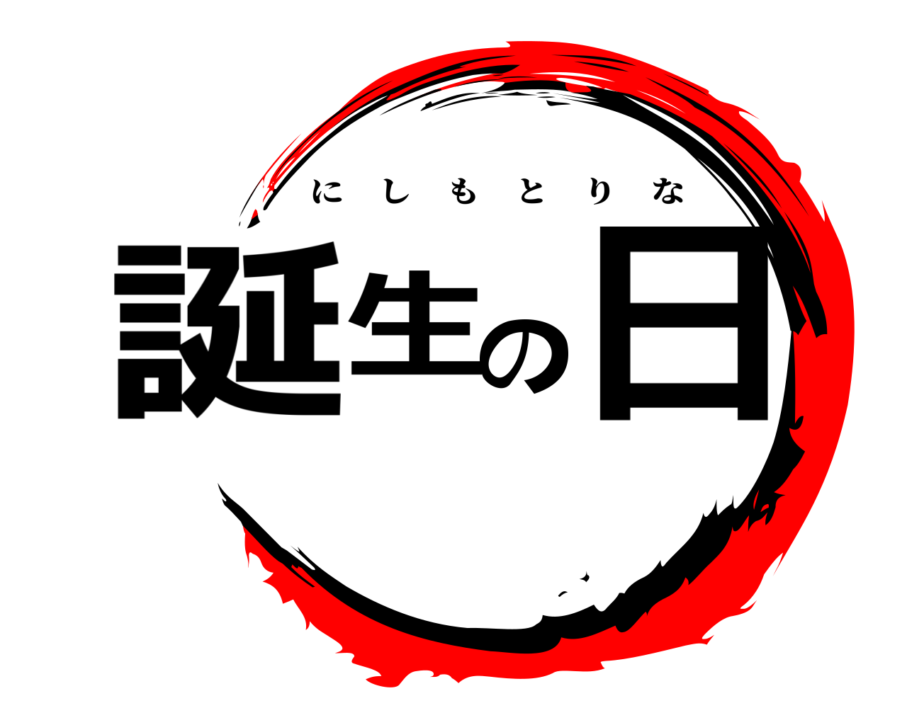 誕生の日 にしもとりな