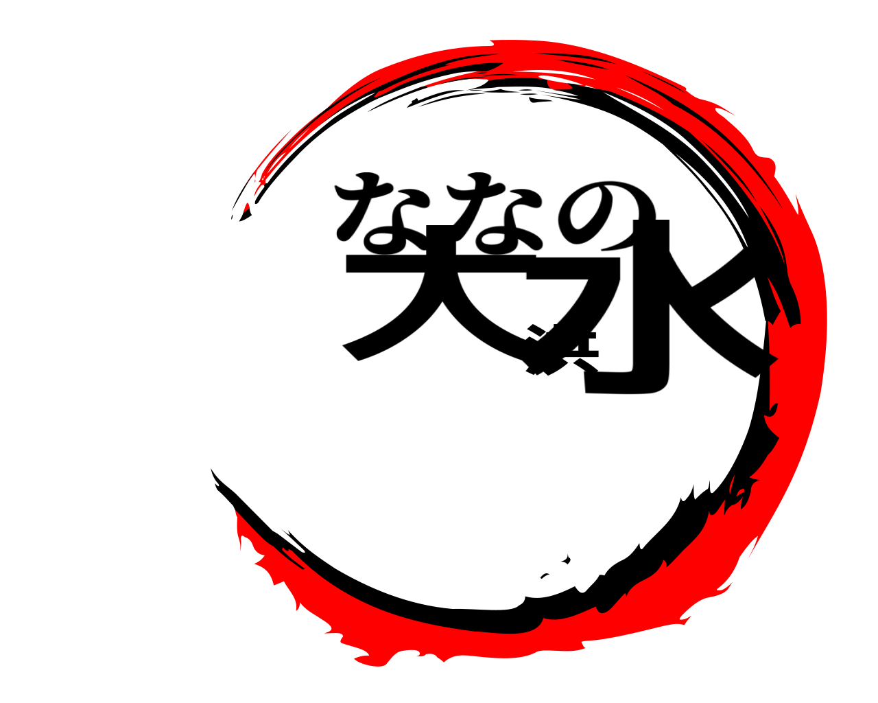 大洪水 ななの