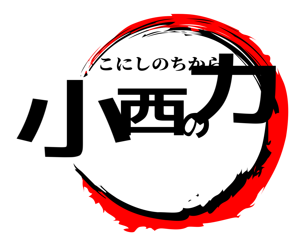 小西の力 こにしのちから