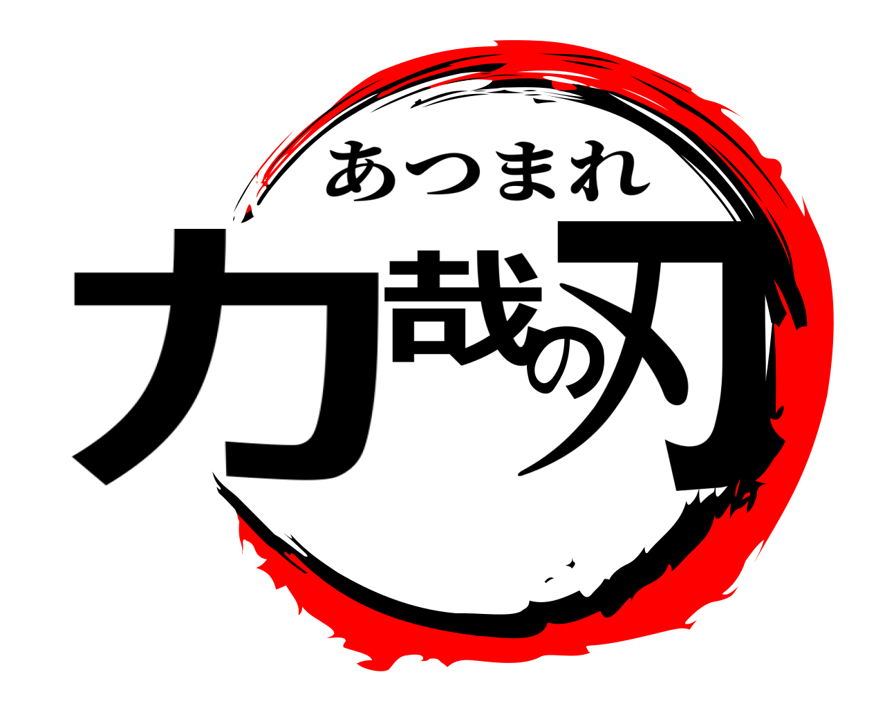 力哉の刃 あつまれ