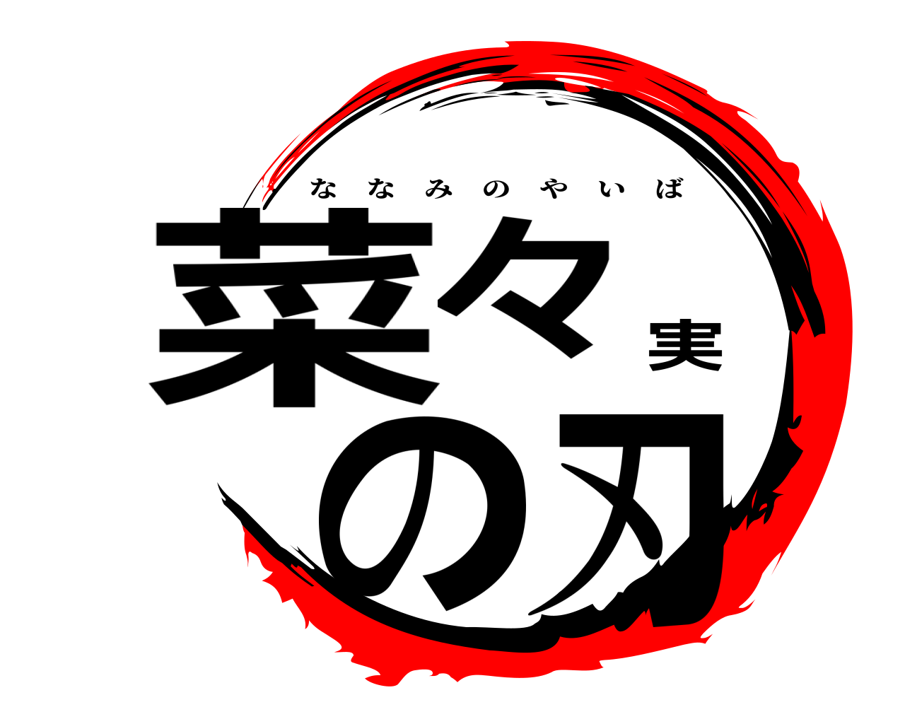 菜々実の刃 ななみのやいば