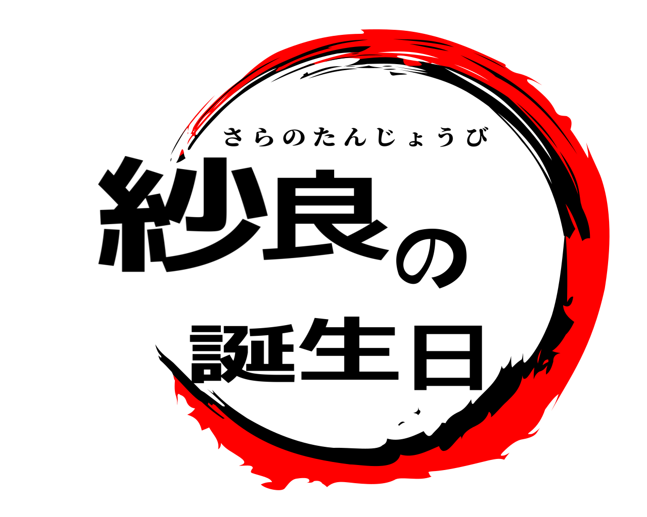 紗良の誕生日 さらのたんじょうび