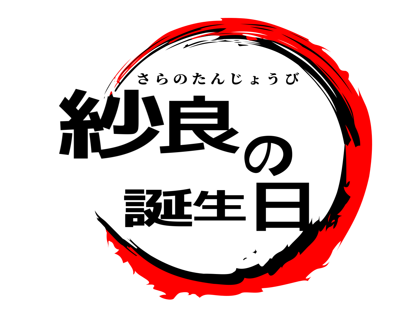 紗良の誕生日 さらのたんじょうび