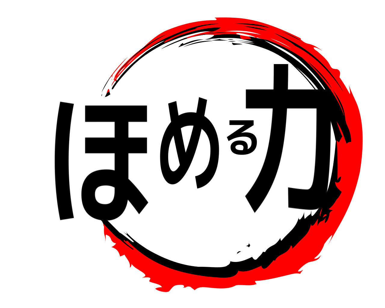 ほめる力 