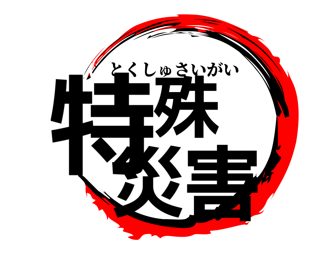 特殊 災害 とくしゅさいがい