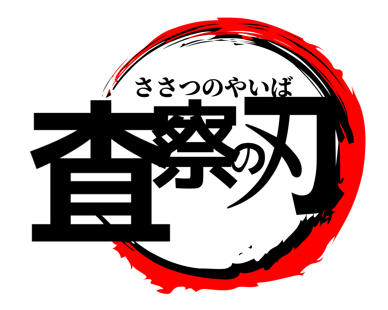 査察の刃 ささつのやいば