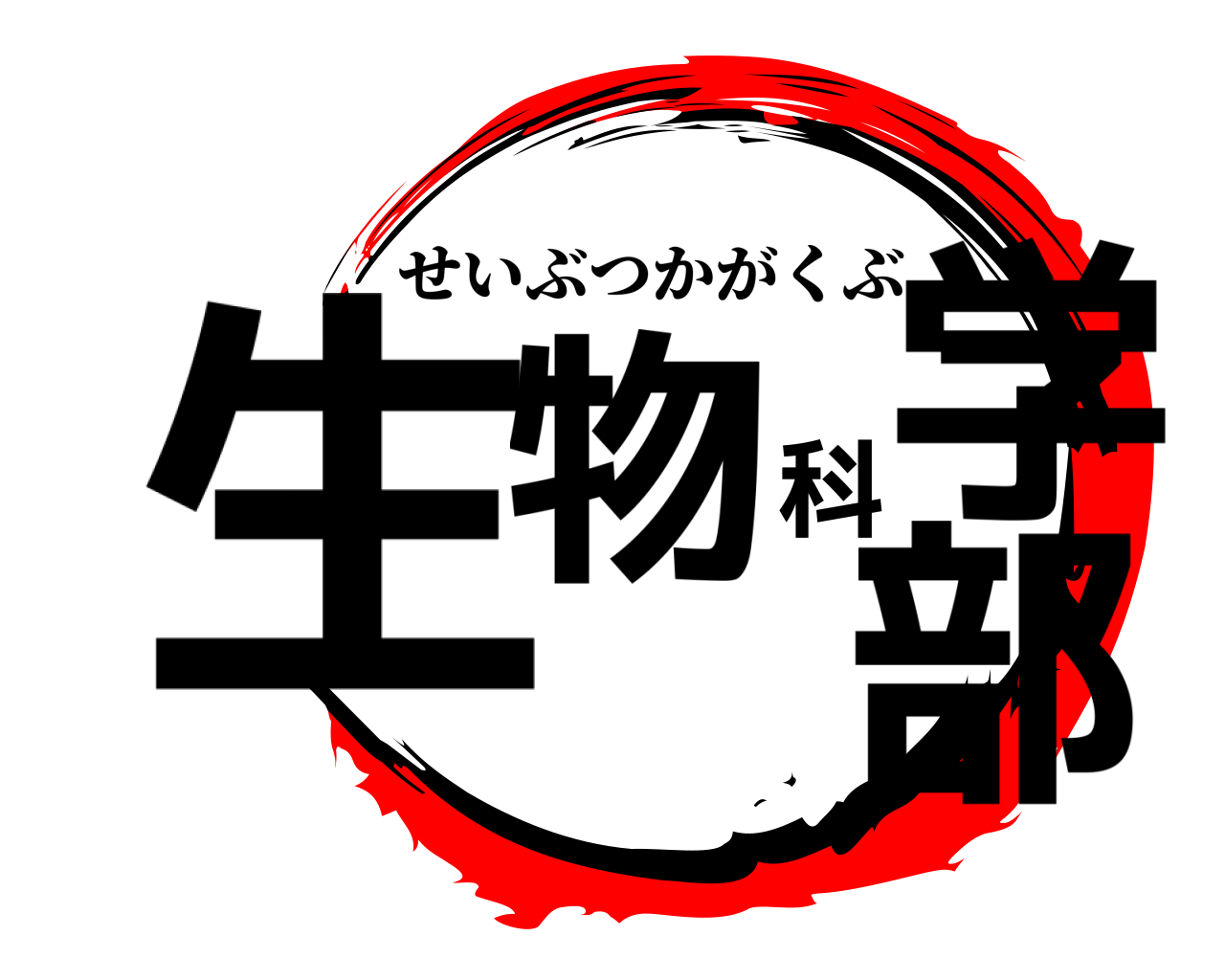 生物科学部 せいぶつかがくぶ