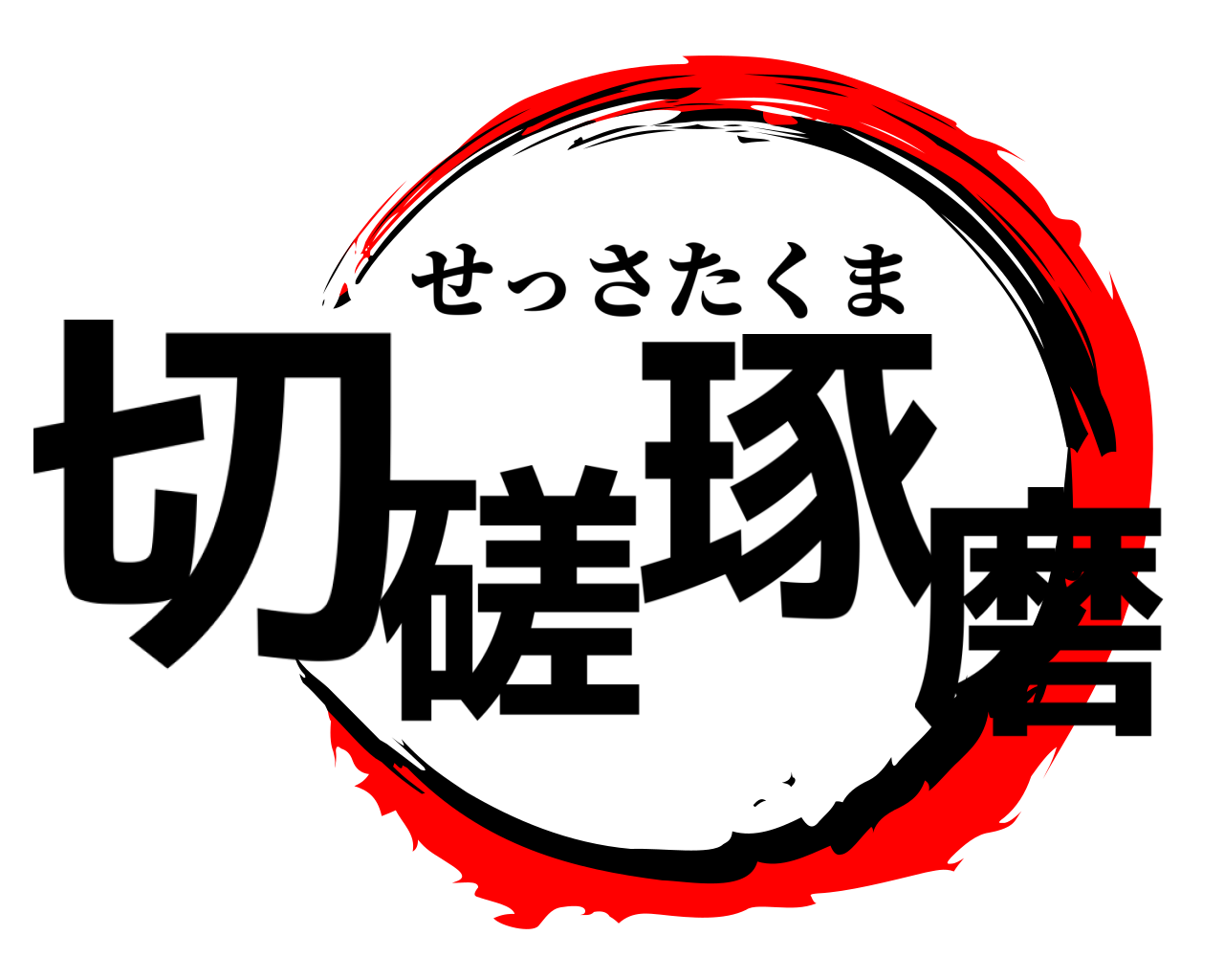 切磋琢磨 せっさたくま