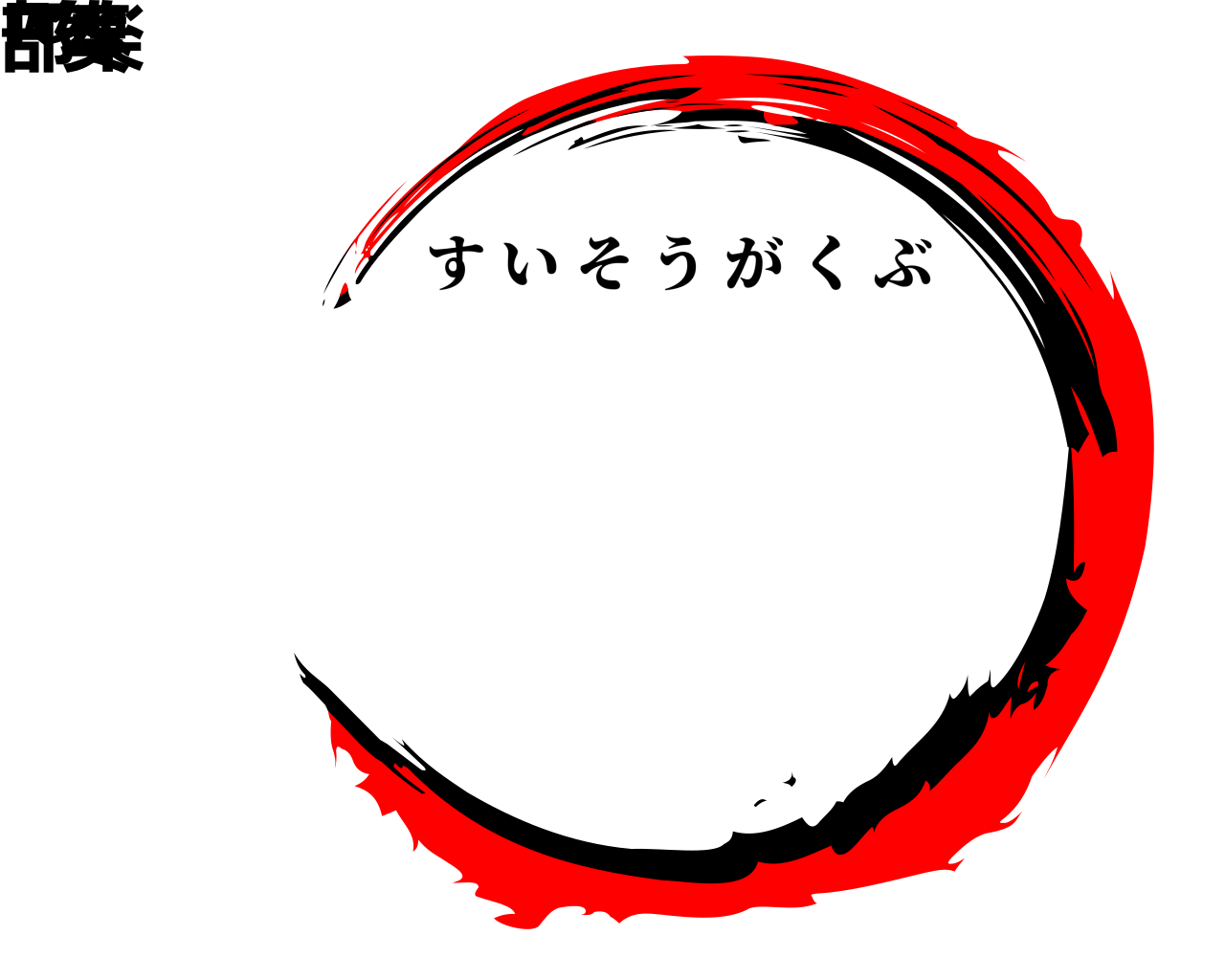 吹奏楽部 すいそうがくぶ
