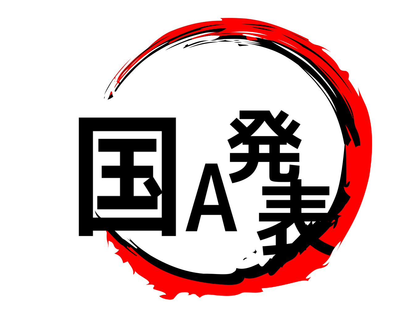 国A発表 