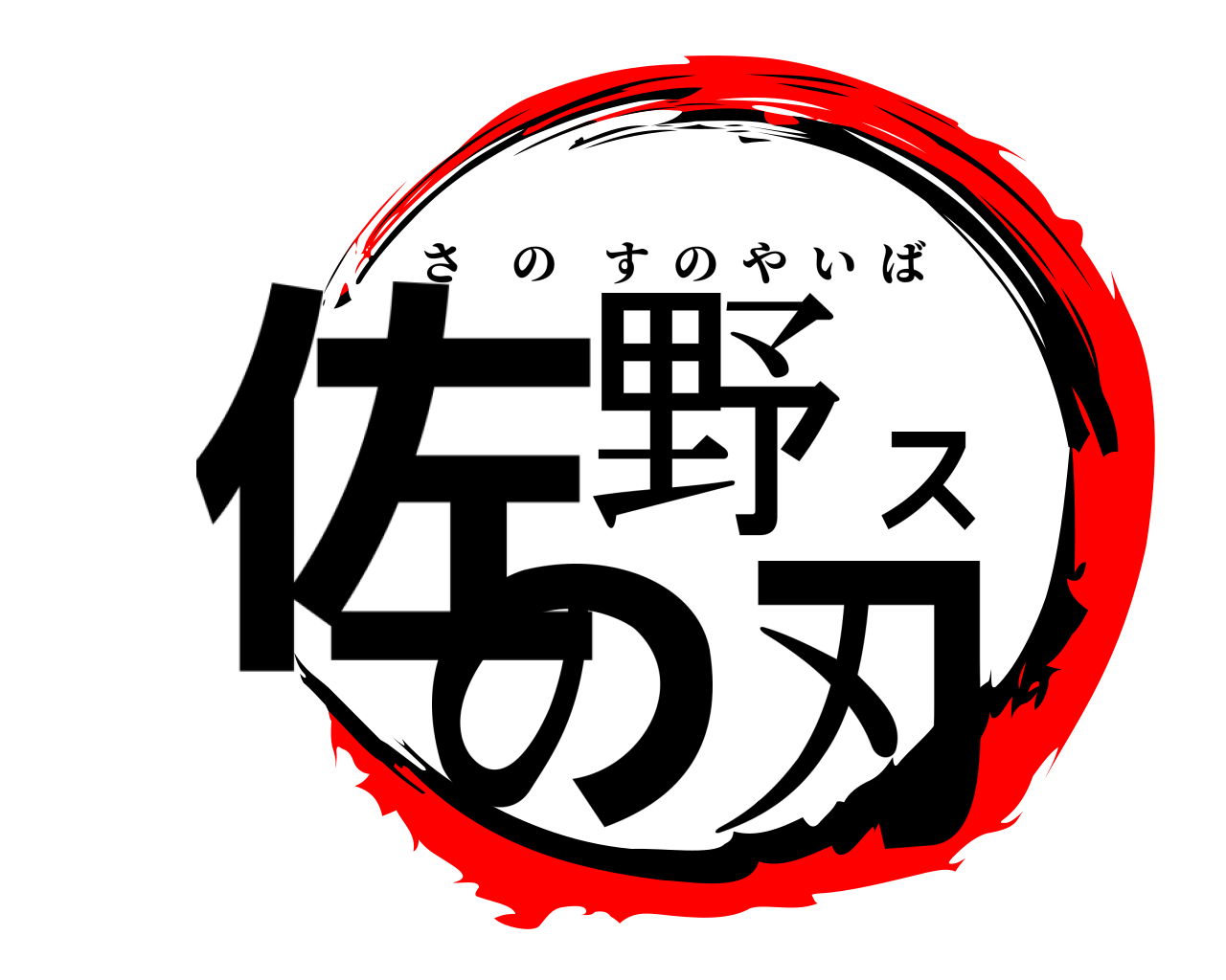佐野スの刃 さのすのやいば