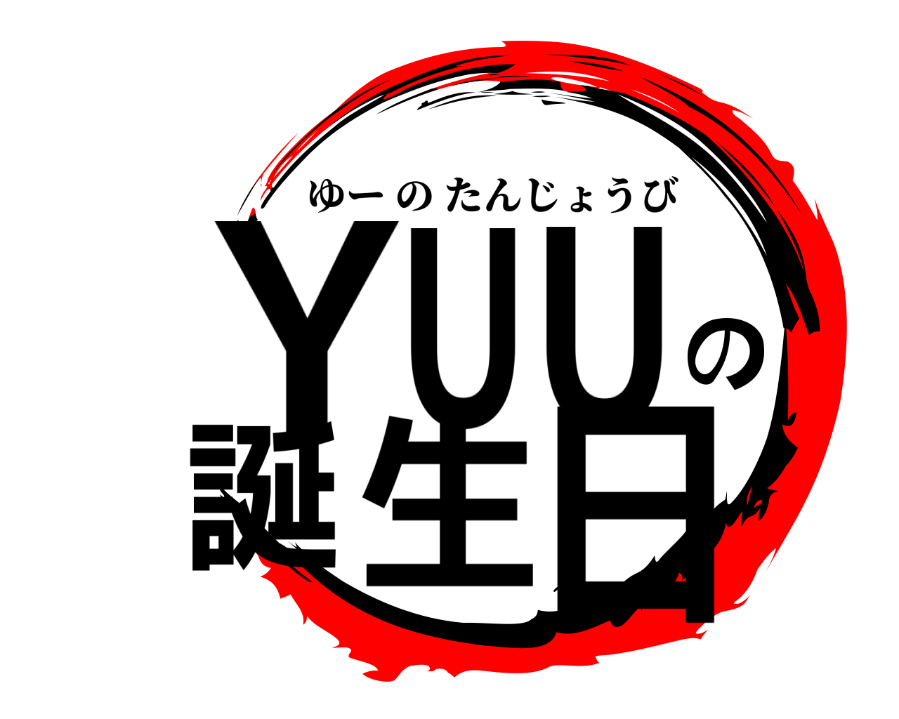 YUUの誕生日 ゆーのたんじょうび