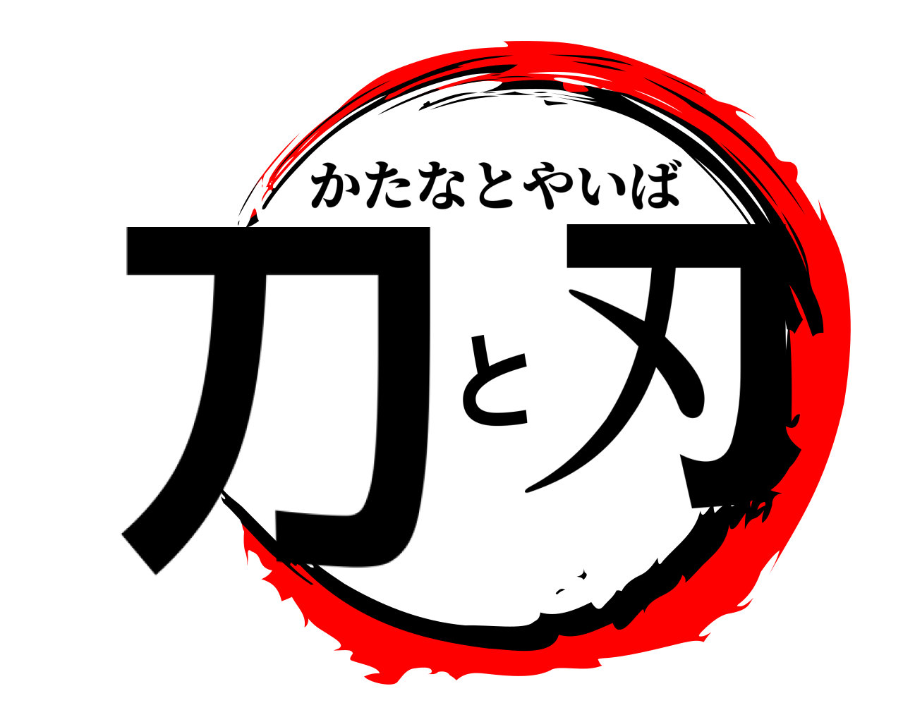 刀と刃 かたなとやいば