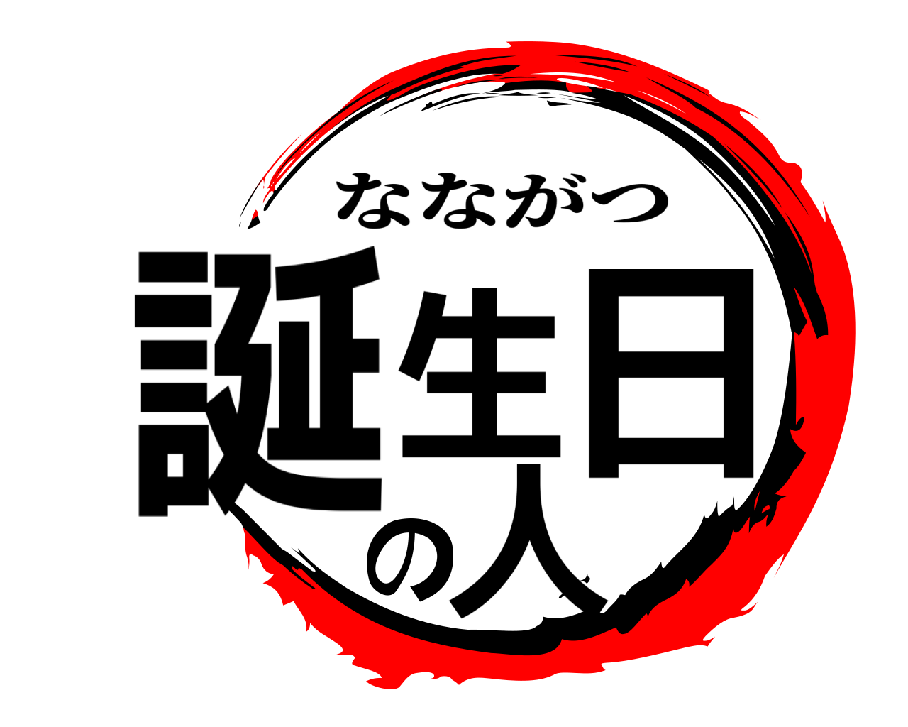誕生日の人 なながつ