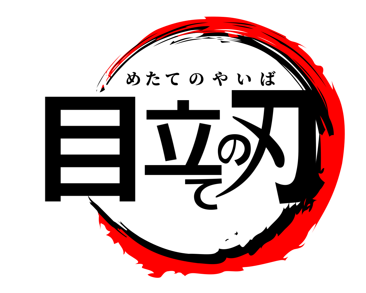 目立ての刃 めたてのやいば