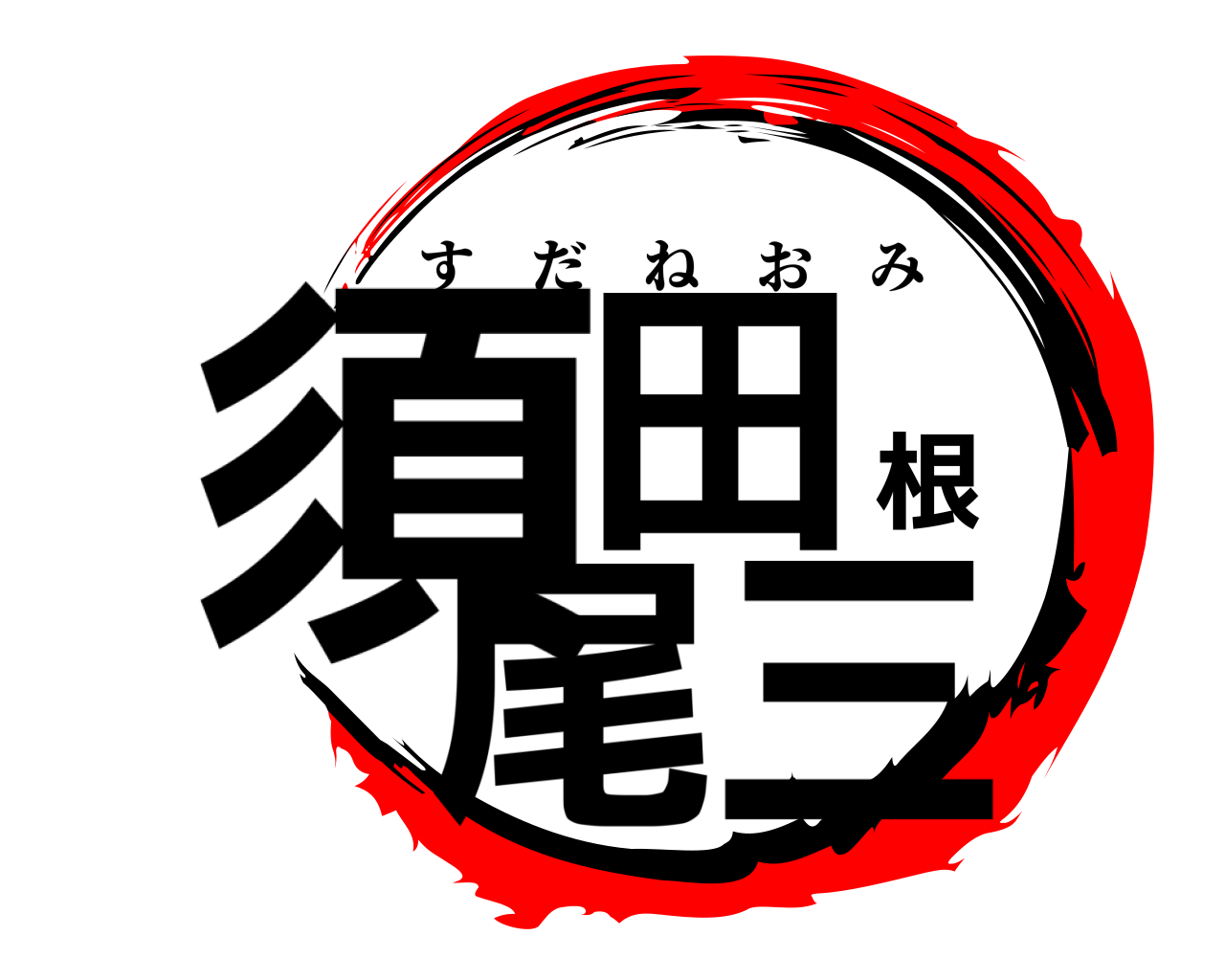 須田根尾三 すだねおみ
