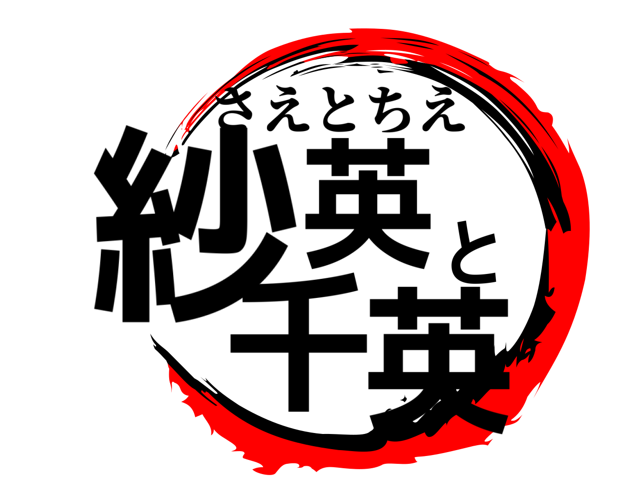 紗英と千英 さえとちえ