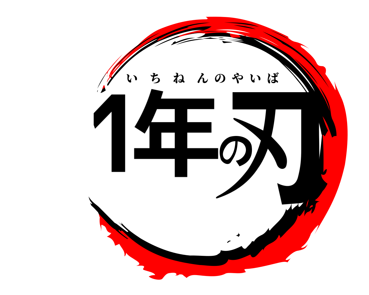1年の刃 いちねんのやいば