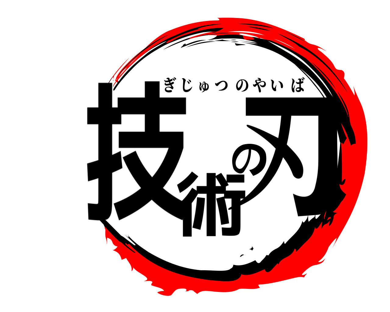 技術の刃 ぎじゅつのやいば