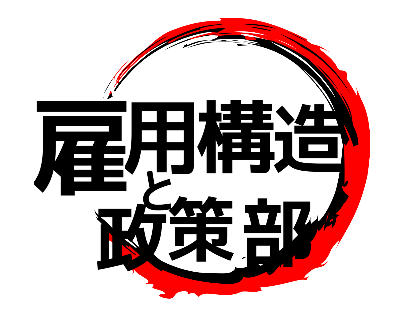 雇用構造と政策部 