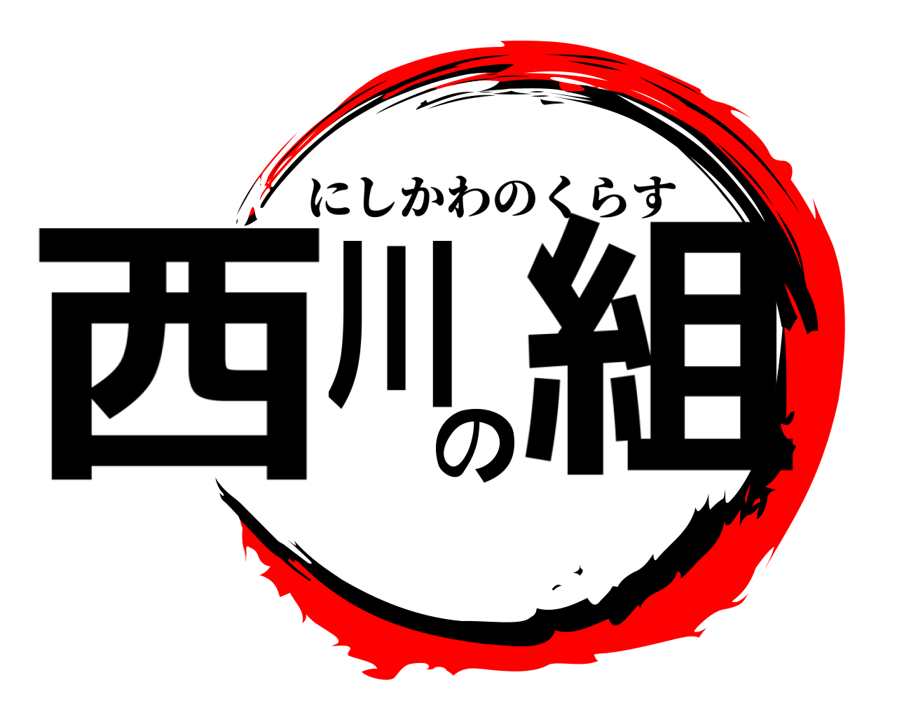 西川の組 にしかわのくらす