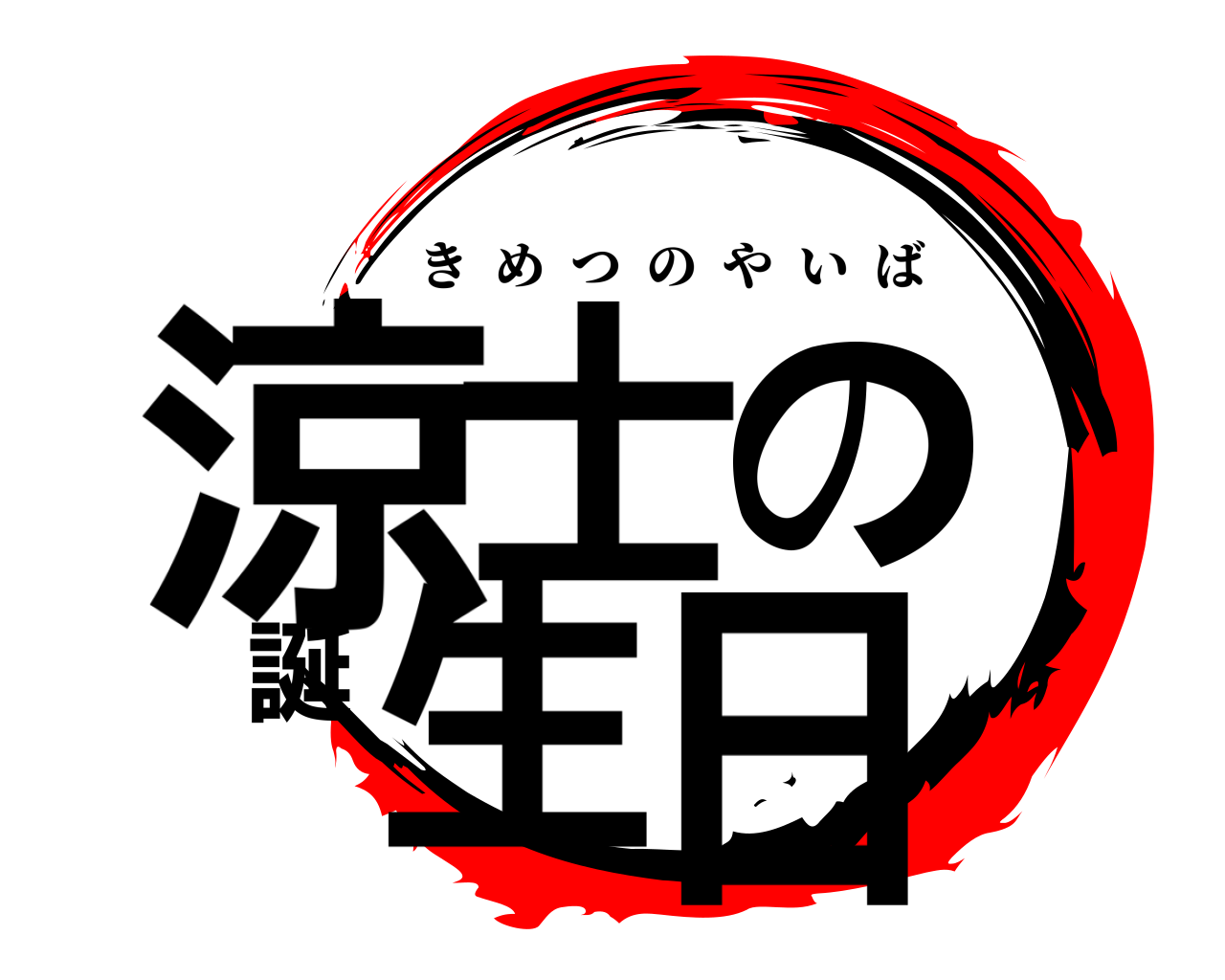 涼士の誕生日 きめつのやいば