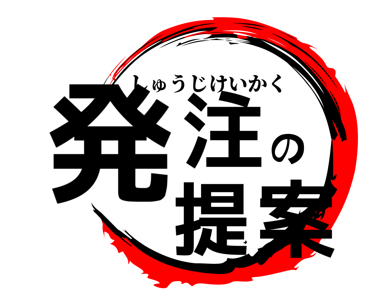 発注の提案 しゅうじけいかく