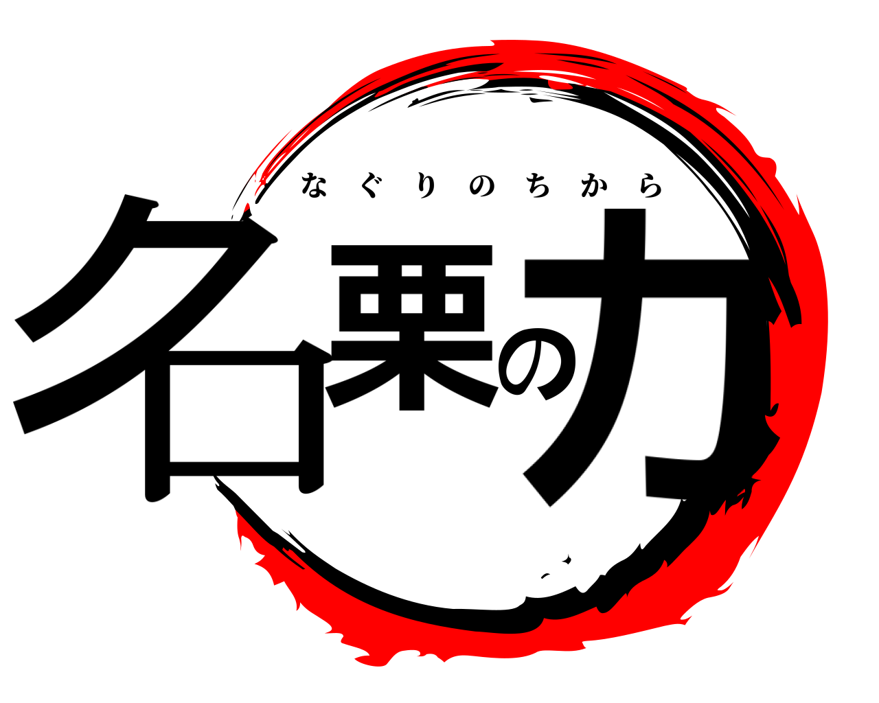 名栗の力 なぐりのちから